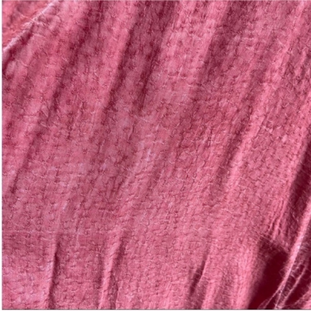 Anthropologie Saturday Sunday Wrapped kimono red looped cowl - Picture 3 of 7